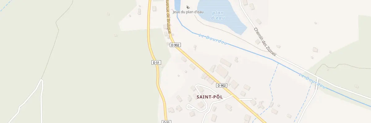 Plan du 30 Av de Brusque à Camarès