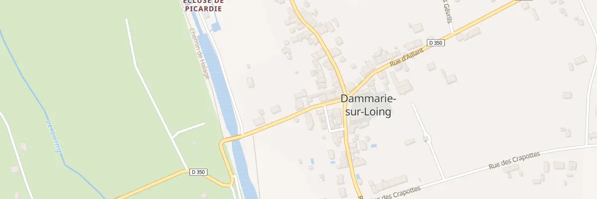 Plan du 8 Rue du Canal à Dammarie-sur-Loing