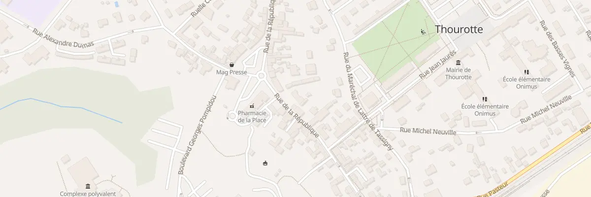 Plan du 60 Rue de la République à Thourotte