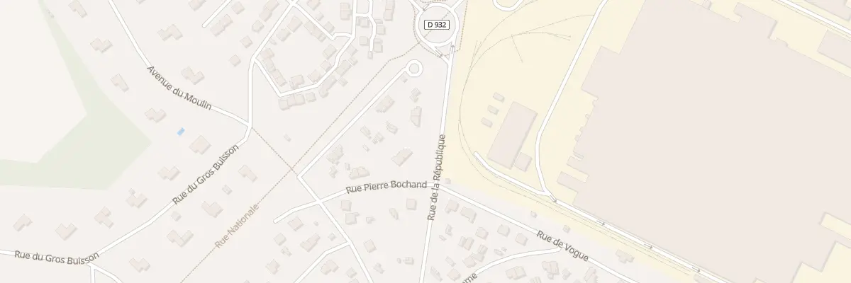 Plan du 107 Rue de la République à Thourotte