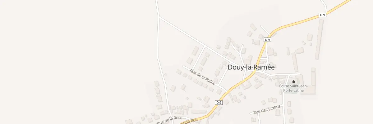 Plan du 1 Rue des Coquelicots à Douy-la-Ramée