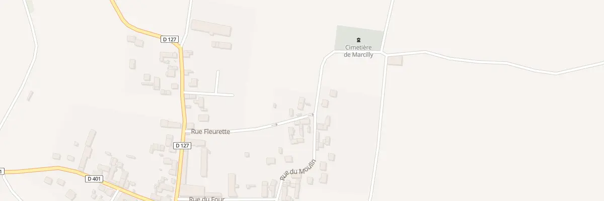 Plan du 21 Rue du Moulin à Marcilly