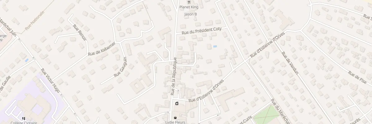 Plan du 104 Rue de la République à Thourotte