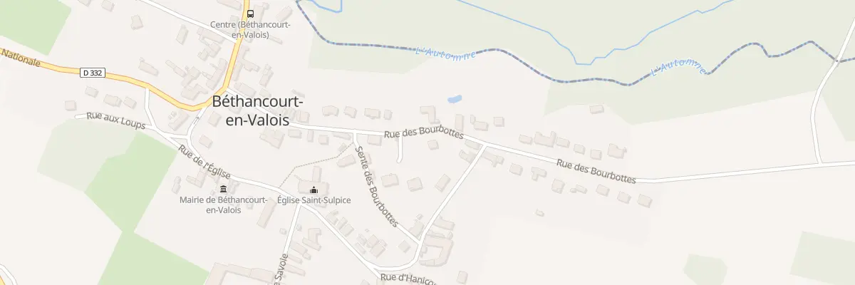 Plan du 236 Rue des Bourbottes à Béthancourt-en-Valois