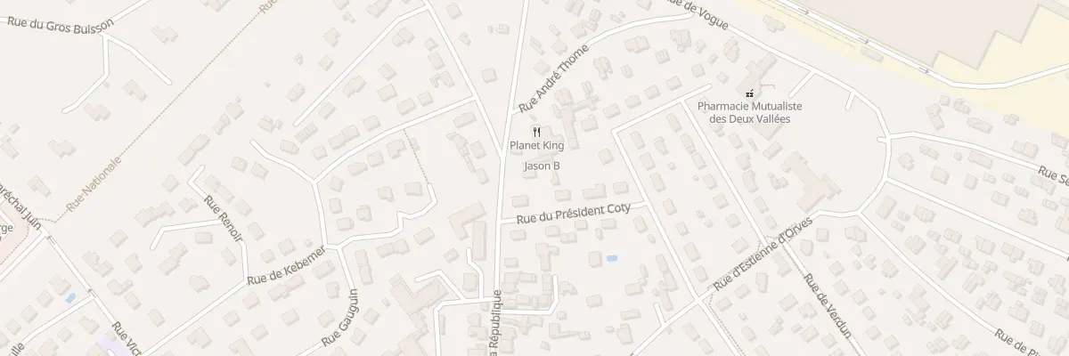 Plan du 114 Rue de la République à Thourotte