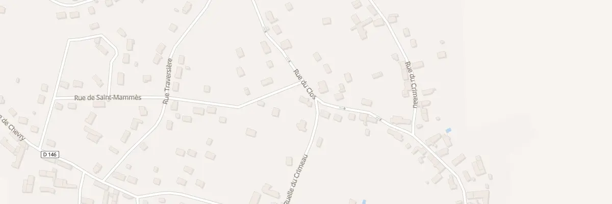 Plan du 13 Rue du Clos à Égreville