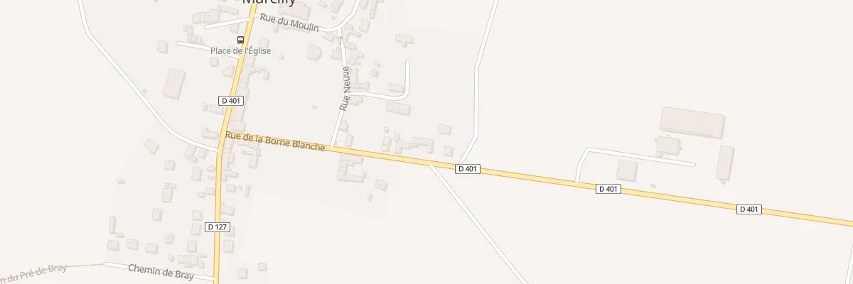 Plan du 9T Rue de la Borne Blanche à Marcilly