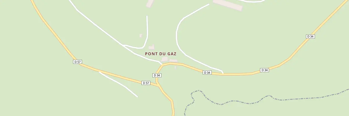 Plan du 5095 Le Pont du Gaz à Cézens