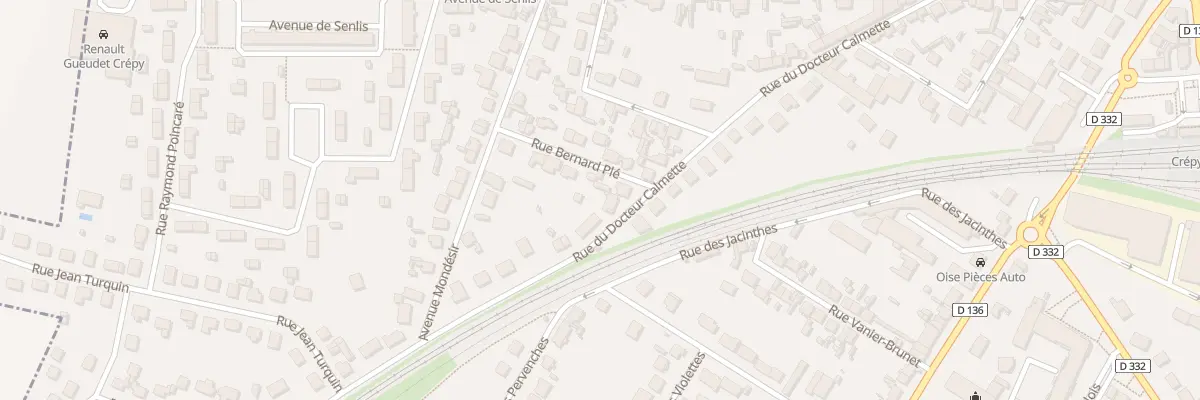 Plan du 22 Rue du Dr Calmette à Crépy-en-Valois