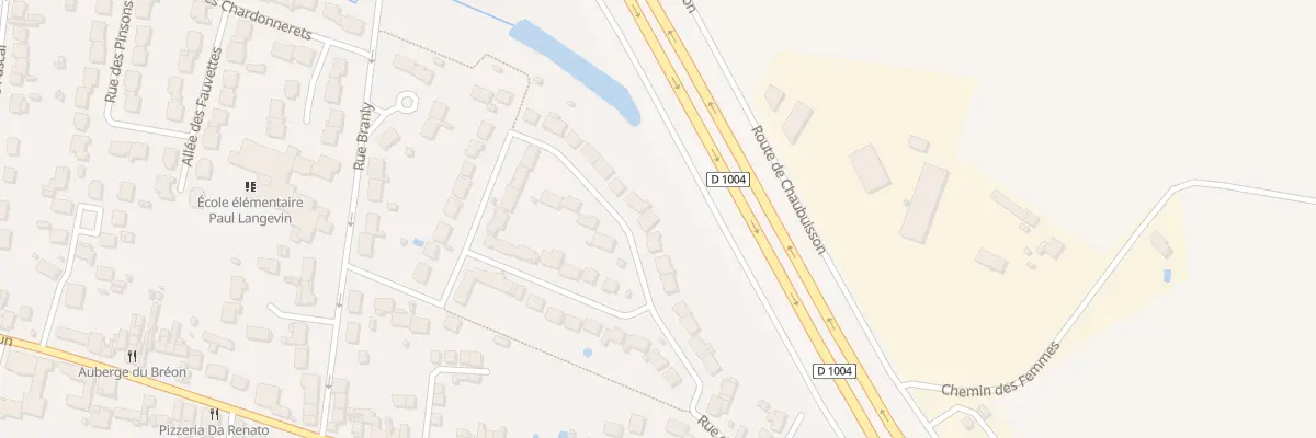 Plan du 20 Rue Georges Brassens à Fontenay-Trésigny