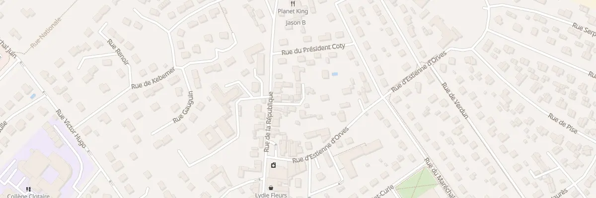 Plan du 102 Rue de la République à Thourotte