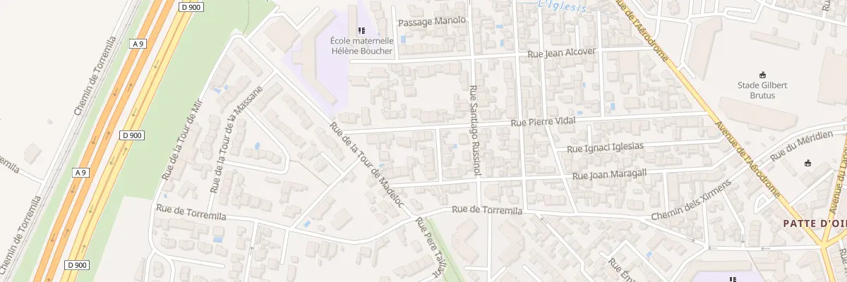 Plan du 63 Rue Pierre Vidal à Perpignan