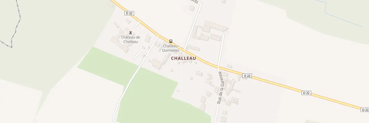 Plan du 27 Rte de Challeau à Dormelles