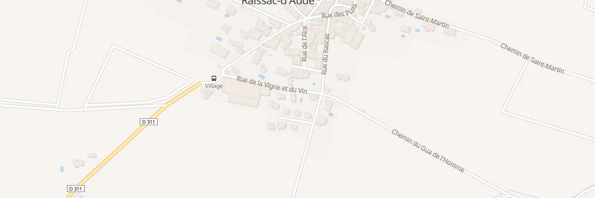 Plan du 8 Rue de la Vigne et du Vin à Raissac-d’Aude