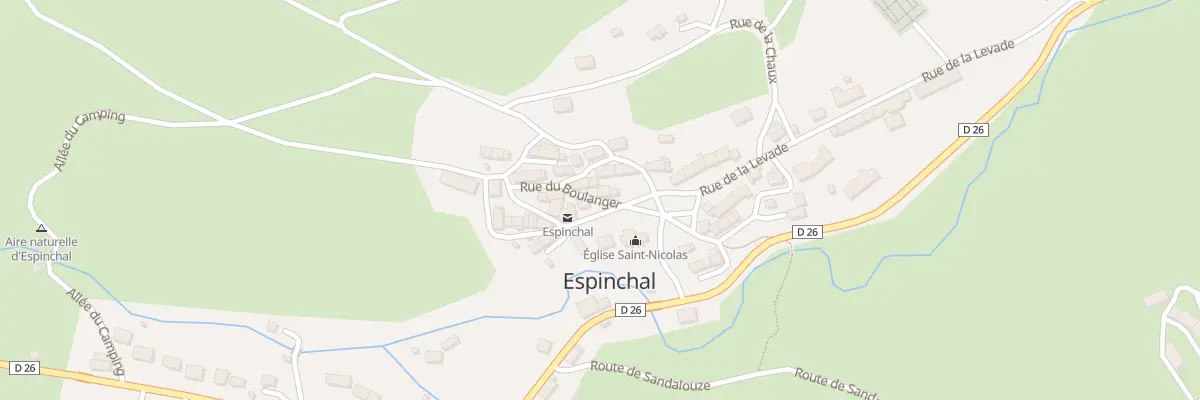 Plan du 5027 Espinchal à Espinchal
