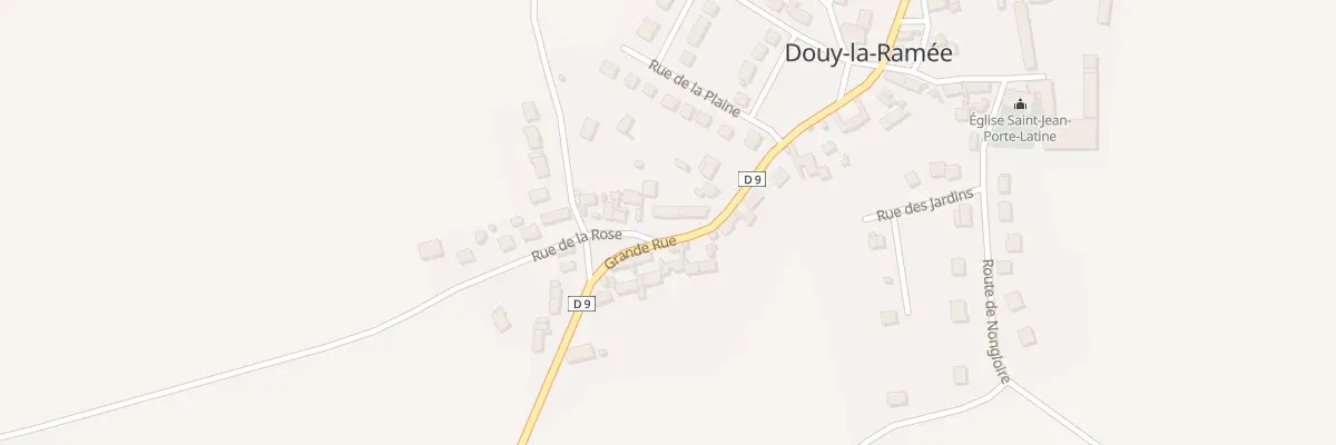 Plan du 7 Gr Grande Rue à Douy-la-Ramée