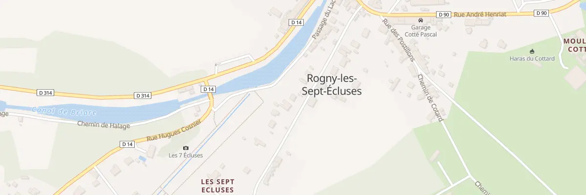 Plan du 22 Rue Henri Quatre à Rogny-les-Sept-Écluses
