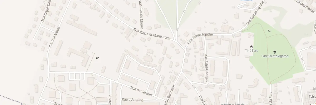 Plan du 7 Rue Pierre Marie Curie à Crépy-en-Valois