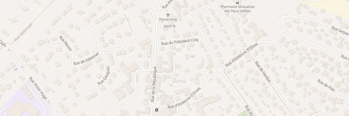 Plan du 112 Rue de la République à Thourotte