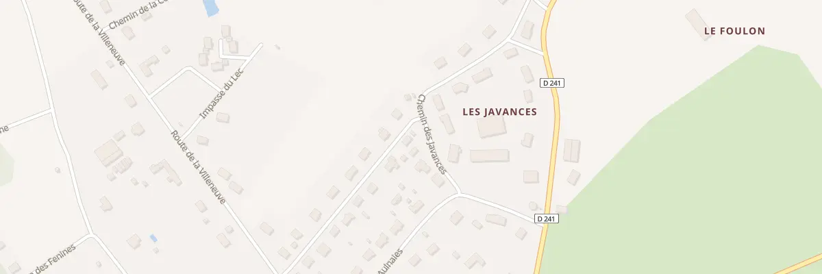 Plan du 18 Rue des Javances à Neuvy-sur-Loire