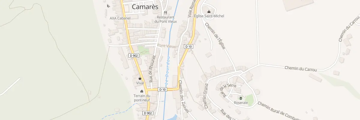 Plan du 5 Rue de l’Eglise à Camarès