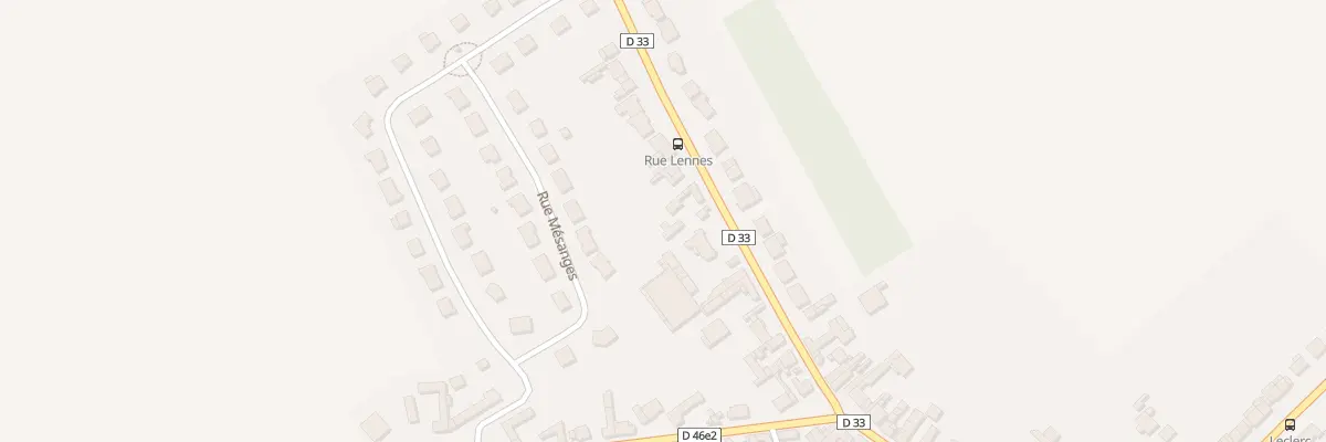Plan du 33 Rue Jean Lennes à Acheville