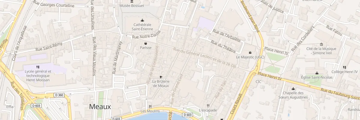 Plan du 3 Rue Saint Christophe à Meaux
