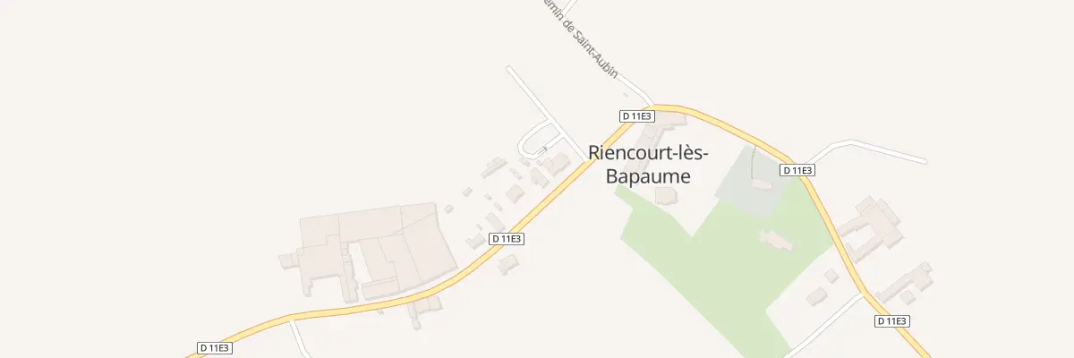 Plan du 18 Rue Principale à Riencourt-lès-Bapaume