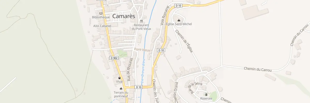 Plan du 15 Rue de l’Eglise à Camarès