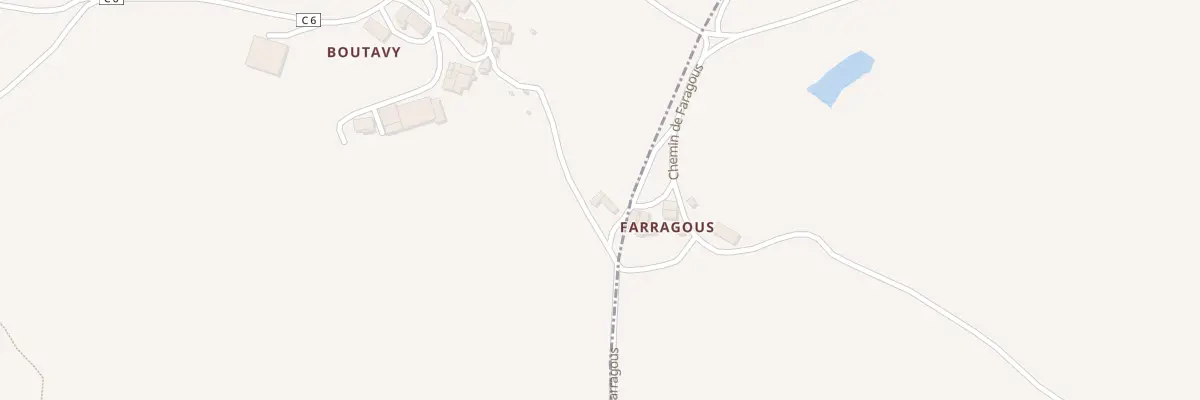 Plan du 5340 Farragous à Montlaur