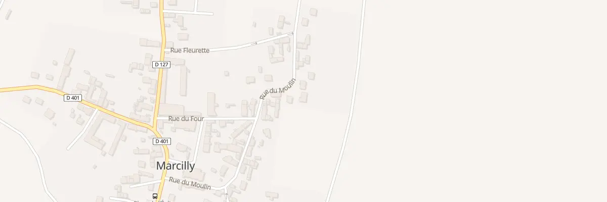 Plan du 22A Rue du Moulin à Marcilly