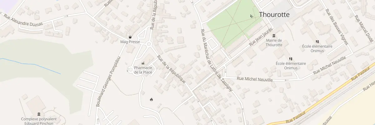 Plan du 56B Rue de la République à Thourotte