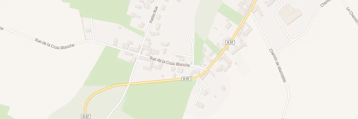 Plan du 12 Rue de la Croix Blanche à Thiescourt