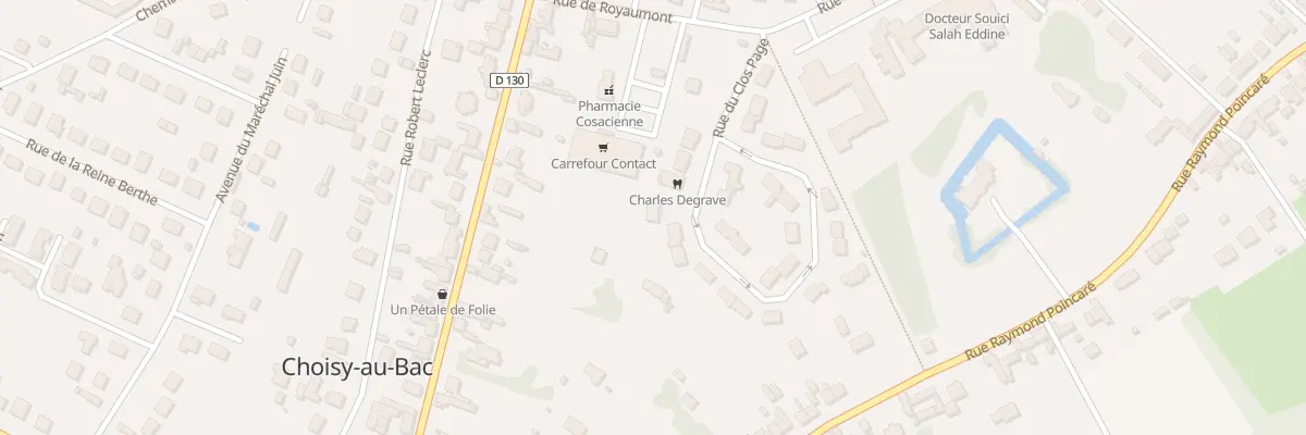 Plan du 29 Rue du Clos Page à Choisy-au-Bac