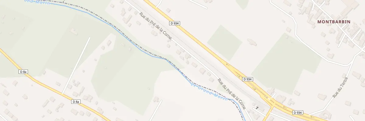 Plan du 9 Rue du Pré de la Corne à Crécy-la-Chapelle