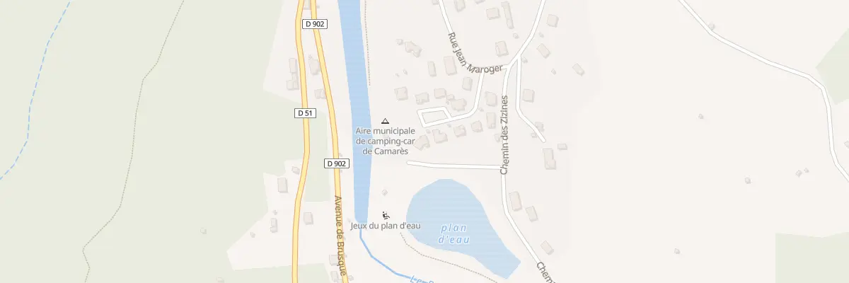 Plan du 7 Lot des Zizines à Camarès