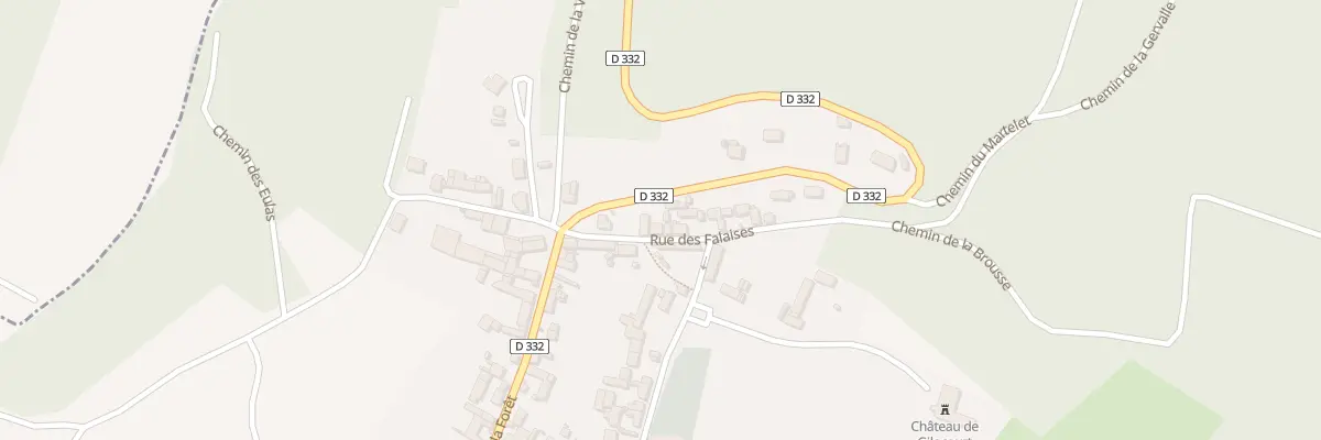 Plan du 71 Rue des Falaises à Gilocourt