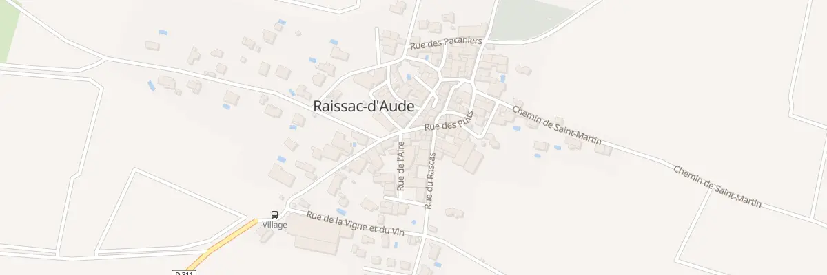 Plan du 2 Rue des Puits à Raissac-d’Aude
