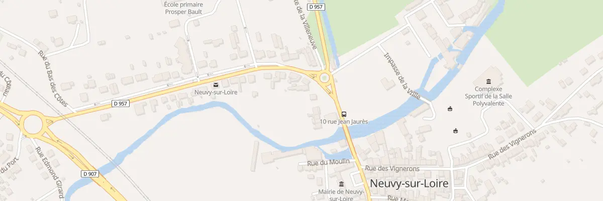 Plan du 4 Rue Jean Jaurès à Neuvy-sur-Loire