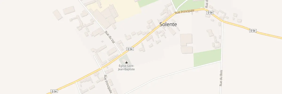 Plan du 19 Rue Principale à Solente