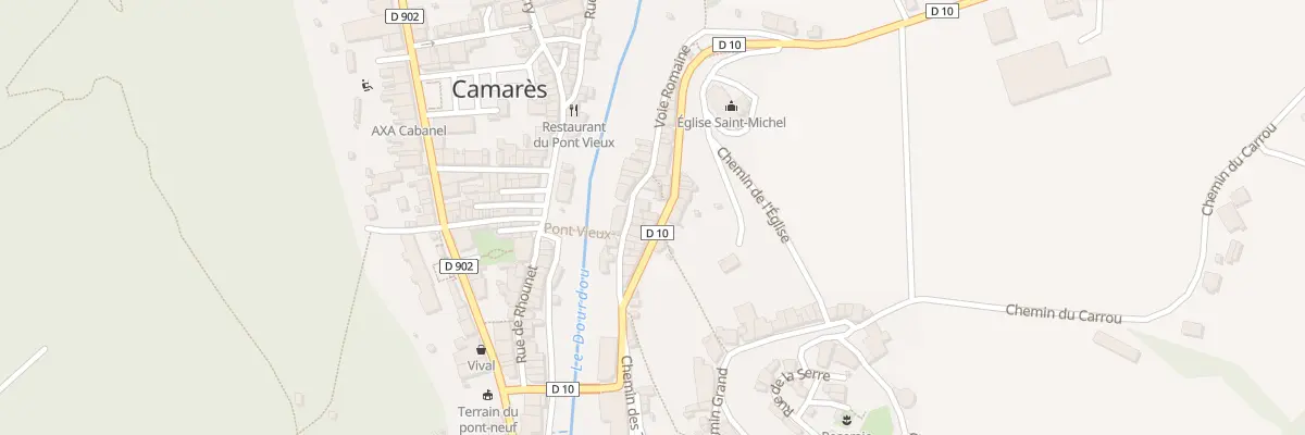 Plan du 21 Rue de l’Eglise à Camarès