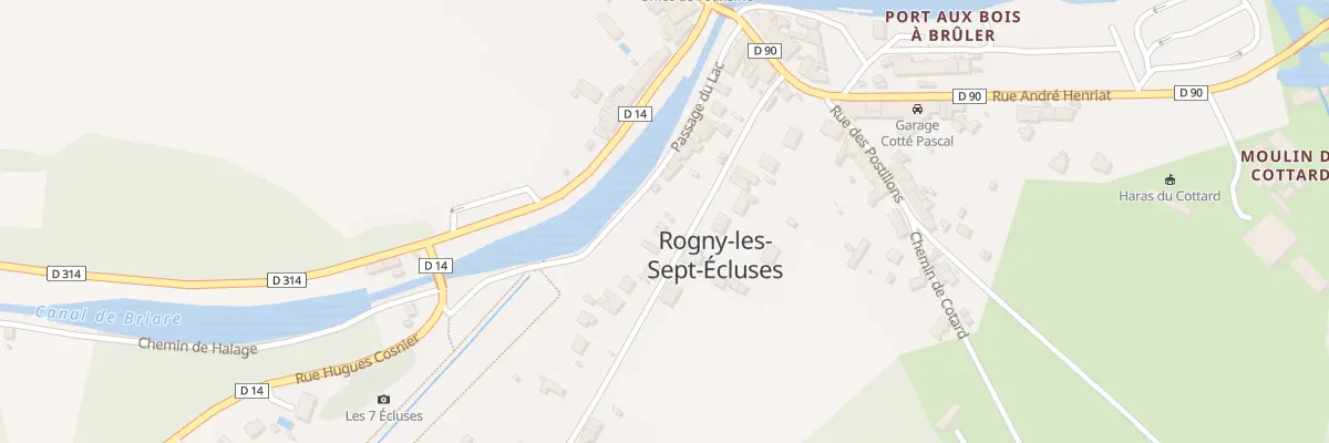 Plan du 18 Rue Henri Quatre à Rogny-les-Sept-Écluses