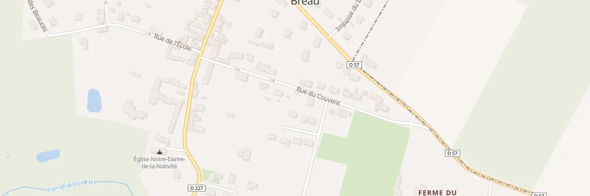 Plan du 162 Rue du Couvent à Bréau