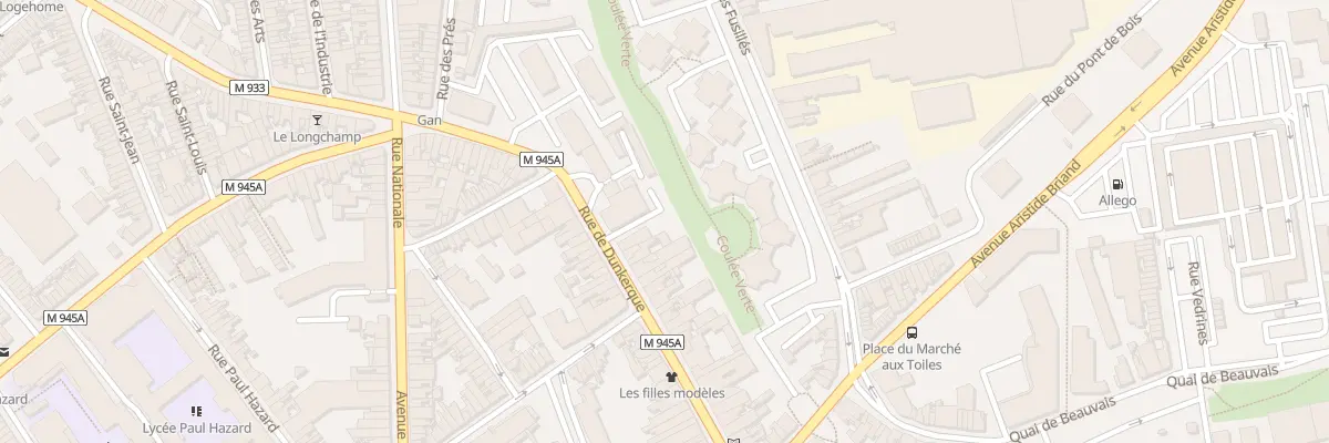 Plan du 52 Rue de Dunkerque à Armentières
