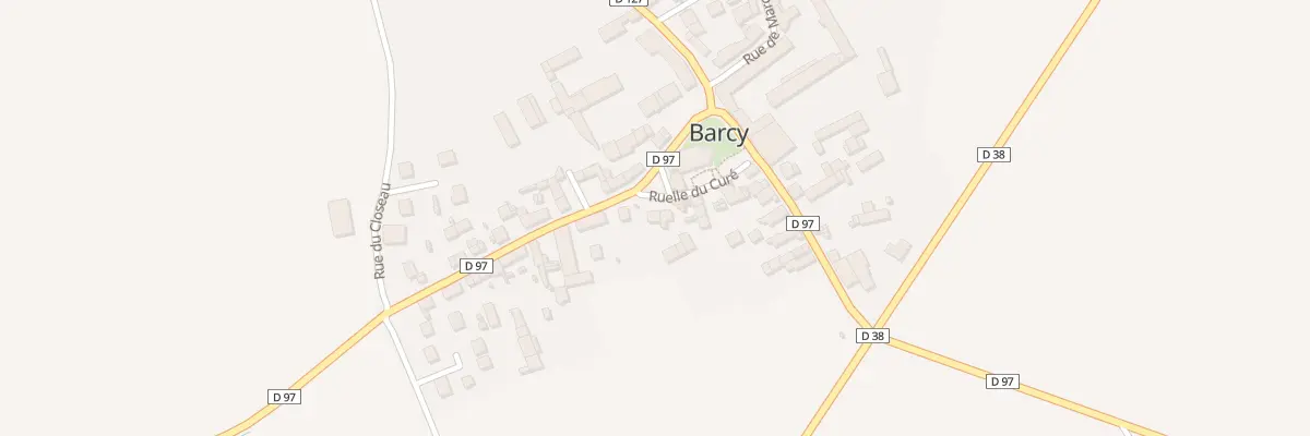 Plan du 1 Rle du Curé à Barcy