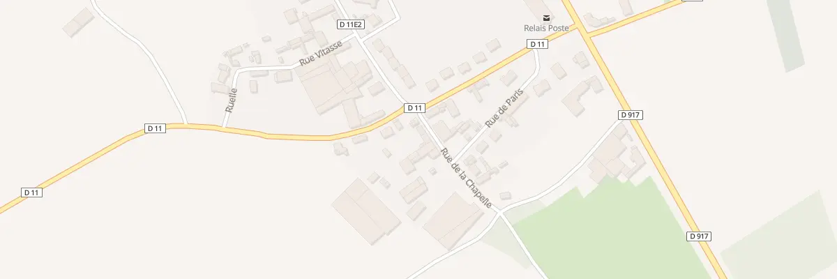 Plan du 3 Rue de la Chapelle à Beaulencourt