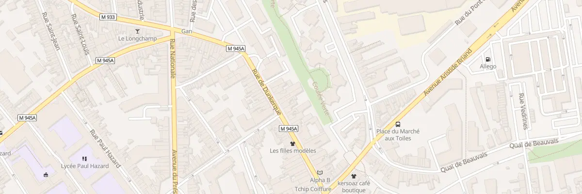 Plan du 44 Rue de Dunkerque à Armentières