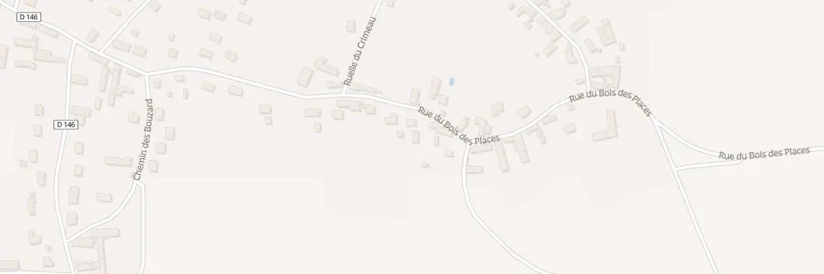 Plan du 28 Rue du Bois des Places à Égreville