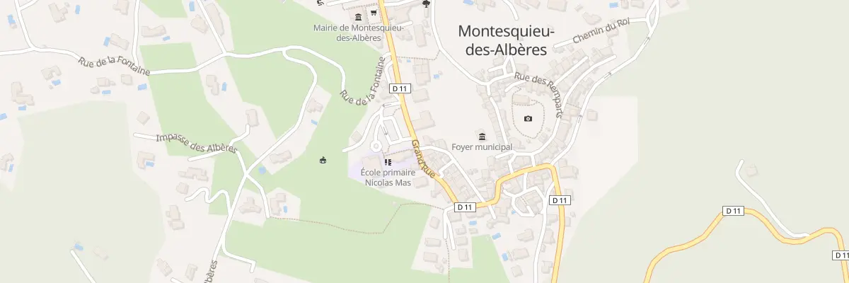 Plan du 13 Rue de l’Ancienne Poste à Montesquieu-des-Albères