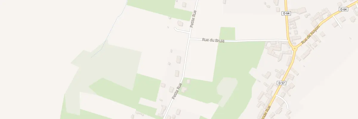 Plan du 79 La Petite Rue à Thiescourt
